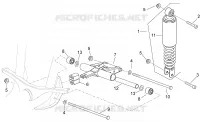 Suspension ar. - Bielle