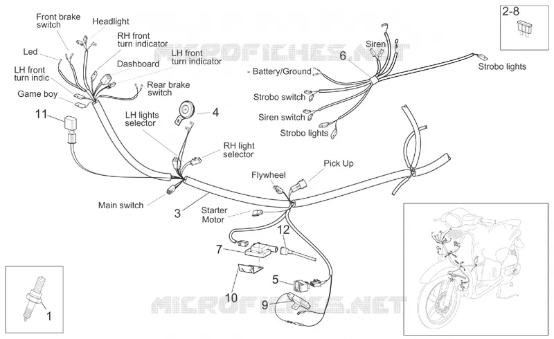 Circuit electrique AV