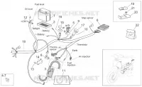 Circuit electrique arrière