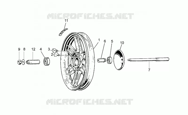 Roue arrière