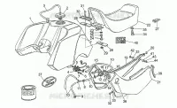 Carrosserie centrale - Selle