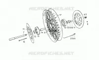 Roue AV rayons