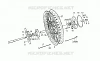Roue AR rayons