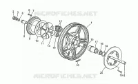 Roue arrière