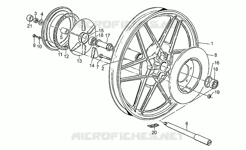 Roue AR 1e série