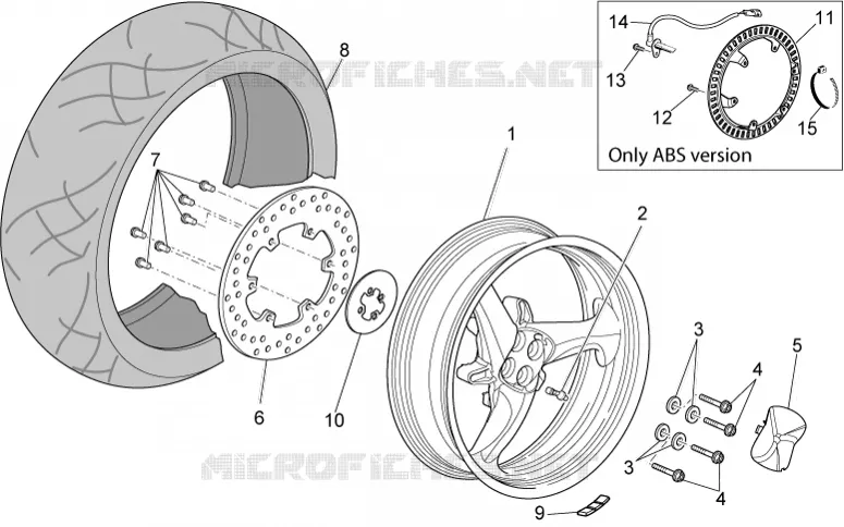 Roue arrière