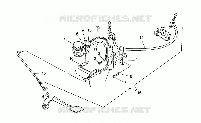 Kit pompe frein AR