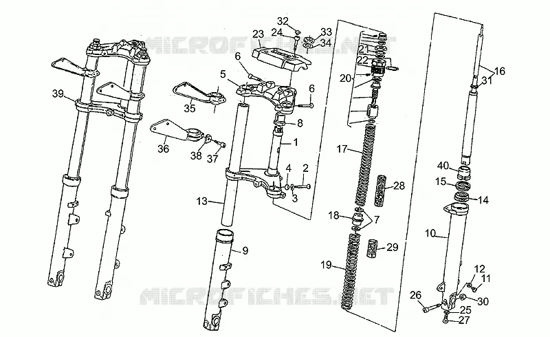 Fourche AV 2e série