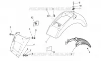 Carrosserie arriére - Garde-boue