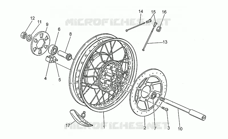 Roue arrière