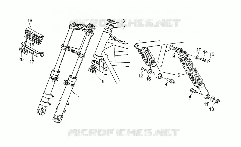 Suspension avant/arriere