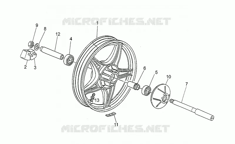 Roue arrière