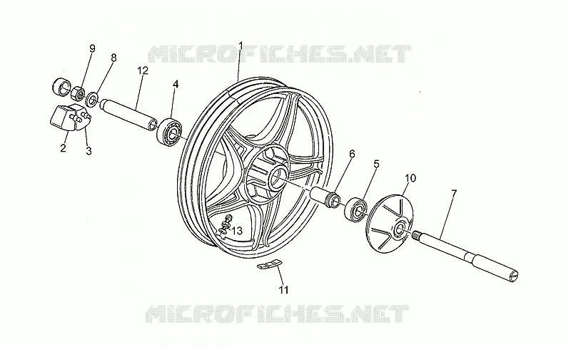Roue arrière