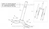 Fourche - Base avec tube