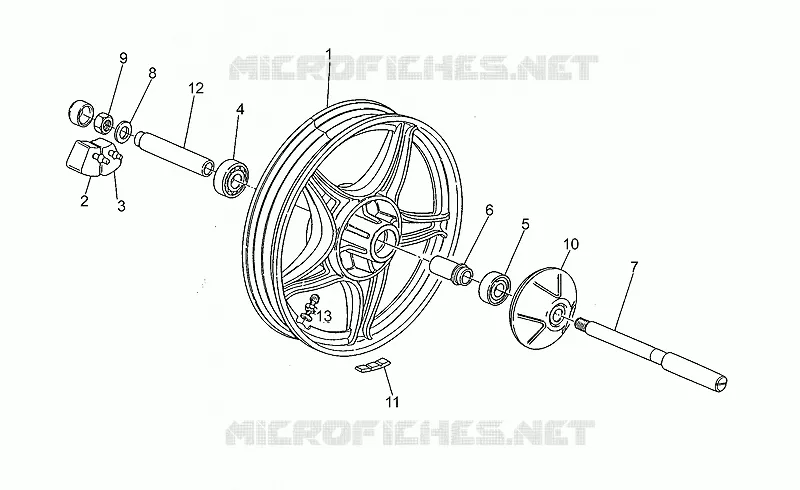 Roue arrière