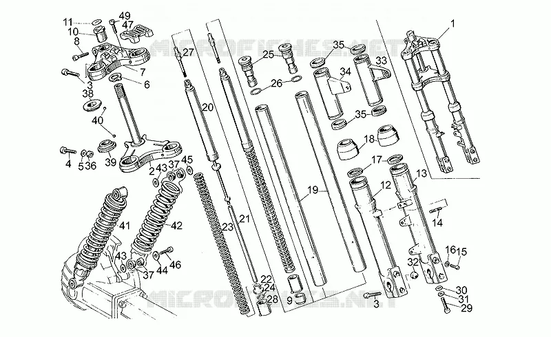 Suspension avant/arriere