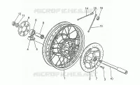 Roue AR rayons