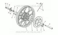 Roue AV rayons