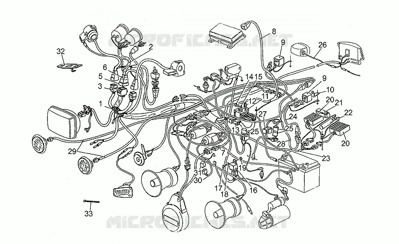 Circuit élect.comm.MAGURA