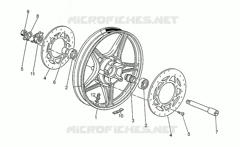 Roue AV dep.ch. PG17001