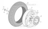 Roue arrière