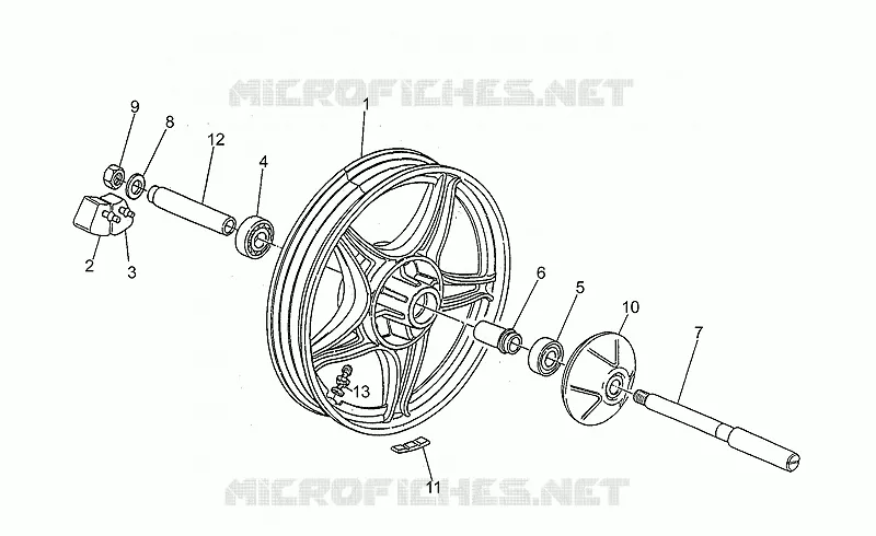 Roue arrière