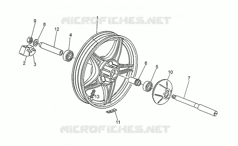 Roue arrière