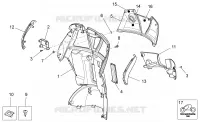 Carrosserie av. - Tablier interne