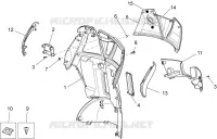 Carrosserie av. - Tablier interne