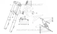 Fourche av.-Suspension ar.