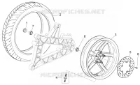 Roue arrière