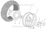 Roue arrière std