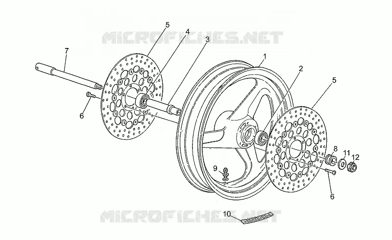 Roue avant