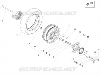 Roue arrière