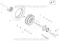 Roue arrière