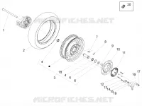 Roue arrière