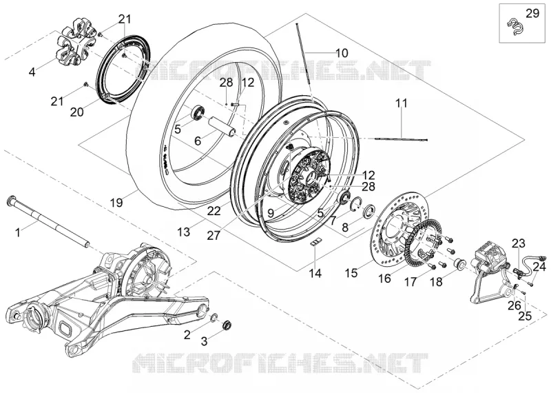 ROUE ARRIERE