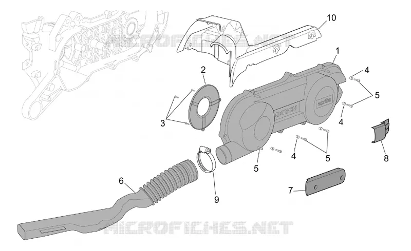 Couvercle variateur