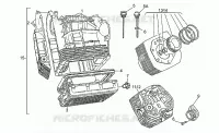 Carter moteur grise