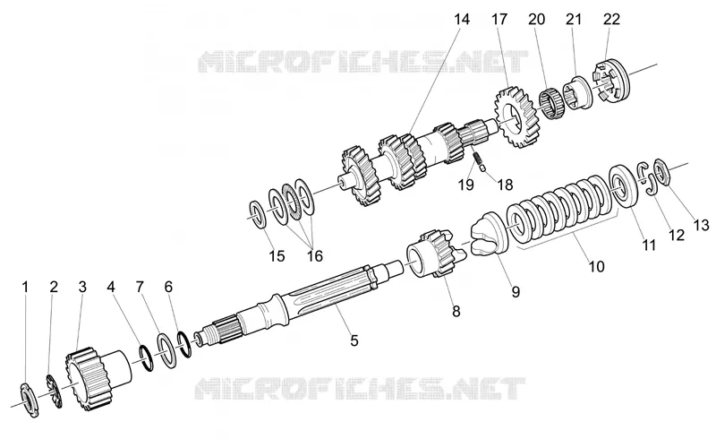 ARBRE PRIMAIRE BOITE DE VITESSES
