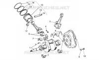 Arbre moteur cpl.