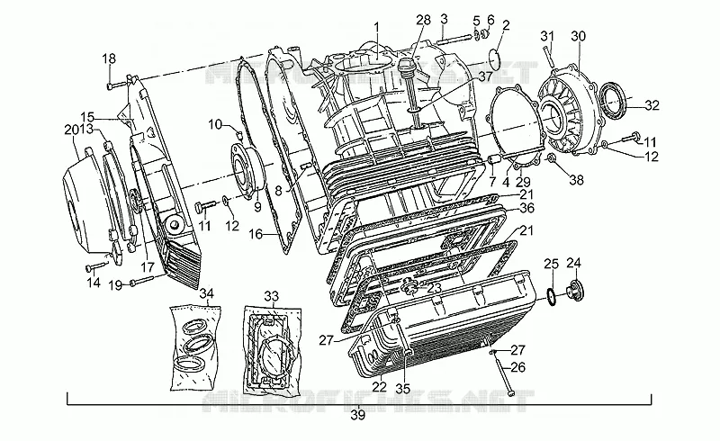 Carter moteur 1991-D