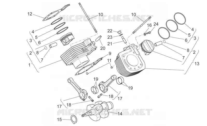 Arbre moteur - Cylindre