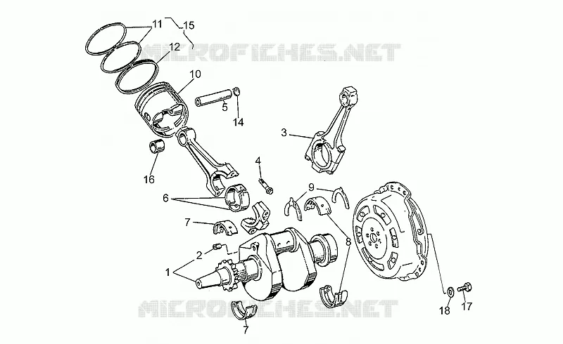 Arbre moteur cpl.