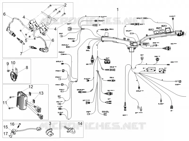 CIRCUIT ELECTRIQUE AVANT