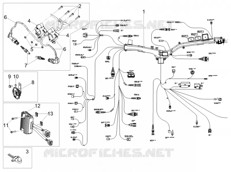 CIRCUIT ELECTRIQUE AVANT