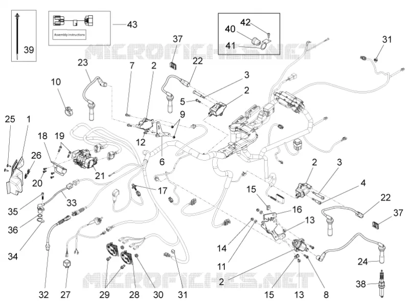 Circuit electrique AV
