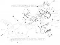 Circuit electrique arrière
