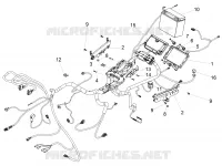 Circuit electrique arrière