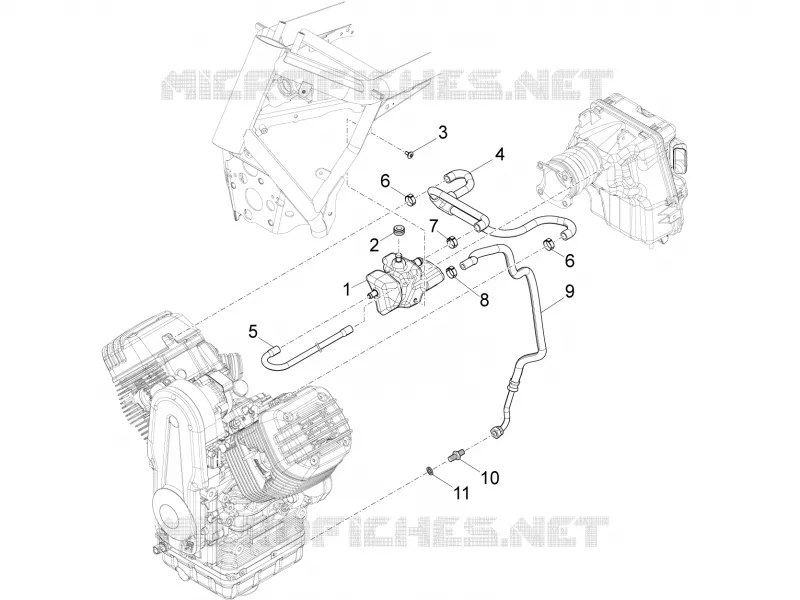 Installation Blow-by MOTO GUZZI MOTO-GUZZI-MOTORCYCLES 1400 AUDACE 2017  Audace Carbon